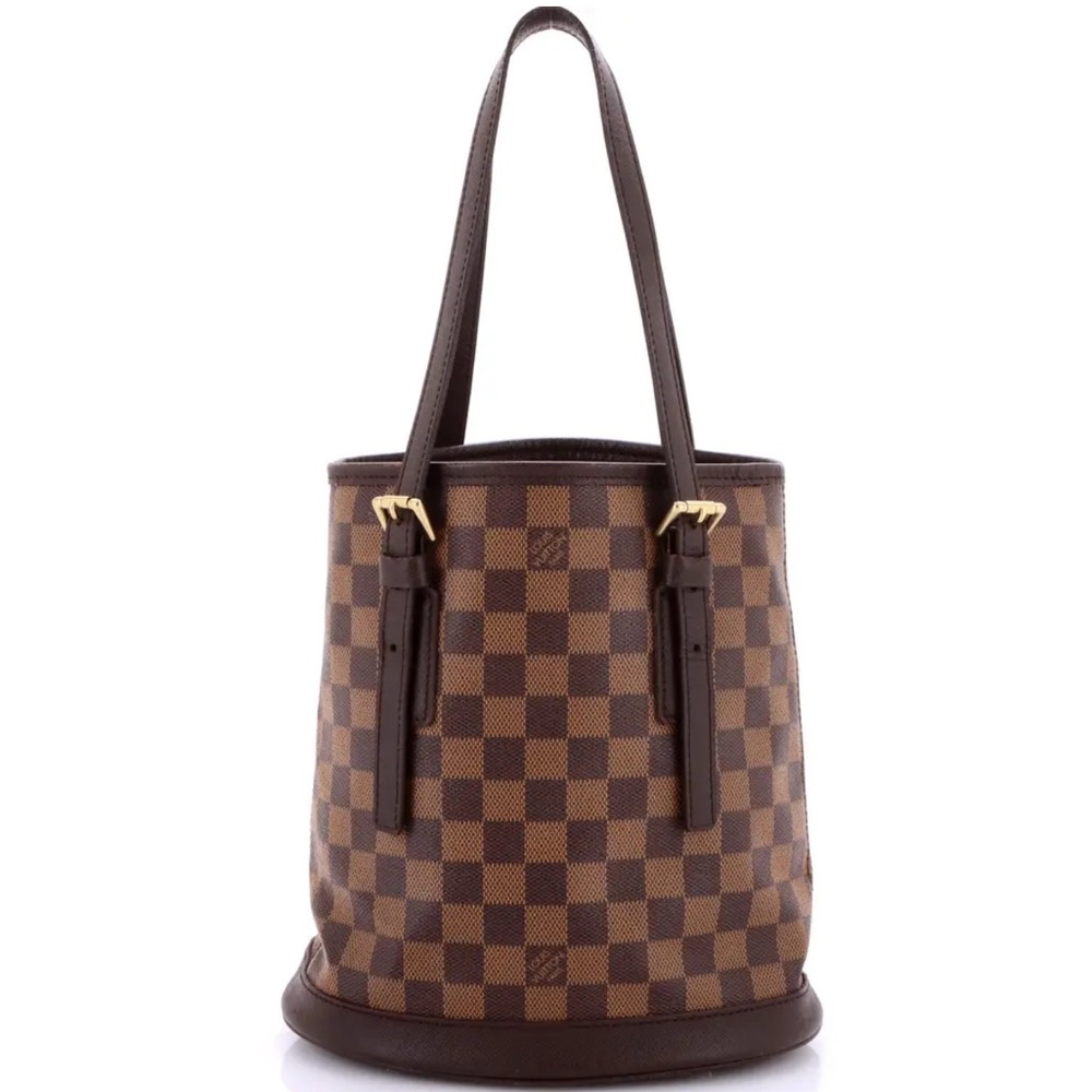 Louis Vuitton Damier Ebene Marais Bucket Bag - Picture 2 of 9